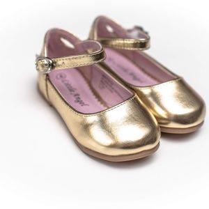 Little Angel Shoes - Little Angel Gold Toddler Girl Shoes Size 4 Little Angel Shoes - Little Angel Gold Toddler Girl Shoes Size 4